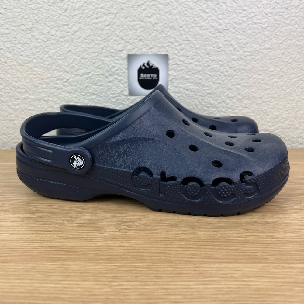 Crocs Baya Navy Blue Clogs Slip On Sandals 10126-410 Men’s 5 Wmn 7